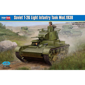 HobbyBoss 1/35 Soviet T-26 Light Infantry Tank Mod.1938 82497 SALE