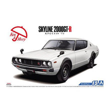 Load image into Gallery viewer, Aoshima 1/24 Nissan Skyline 2000 GT-R KPGC110 Kenmeri 1973 05212