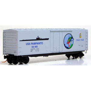 Micro-Trains MTL N USS Pampanito Navy Series 50' Box Car 03800403 BSB-02