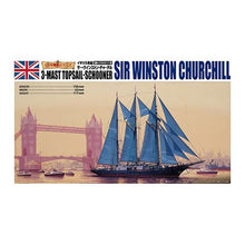 Load image into Gallery viewer, Aoshima 1/350 British 3 Mast Topsail Schooner Sir Winston Chruchill 05714
