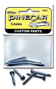 Pinecar P457 Pinewood Derby Replacement Axles (5)