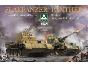 Takom 1/35 German Flakpanzer Panther 2 in 1 2105