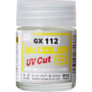 Mr. Hobby Mr. Color Lacquer GX112 Gloss Super-Clear UV Cut GX 18ml