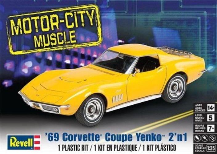 Revell 1/25 Chevy Corvette Coupe 1969 Yenko 2n1 854411C