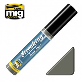 Ammo by Mig AMIG1251 Streaking Brusher Cold Dry Grey
