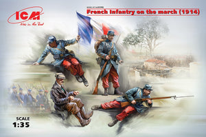 ICM 1/35 French Infantry on The March (1914) 35705