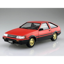 Load image into Gallery viewer, Aoshima 1/24 Toyota AE86 Corolla Levin Red /Black Painted Body 54963