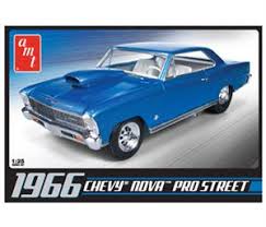 AMT 1/25 Chevy Nova Pro Street 1966 Plastic Kit AMT636