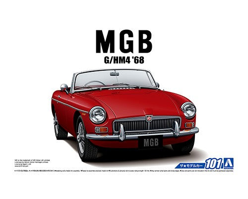 Aoshima 1/24 MGB G/HM4 (1968) Plastic Model Kit 05685