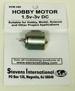 Stevens SVM-260 Hobby Motor 1.5 v-3v DC