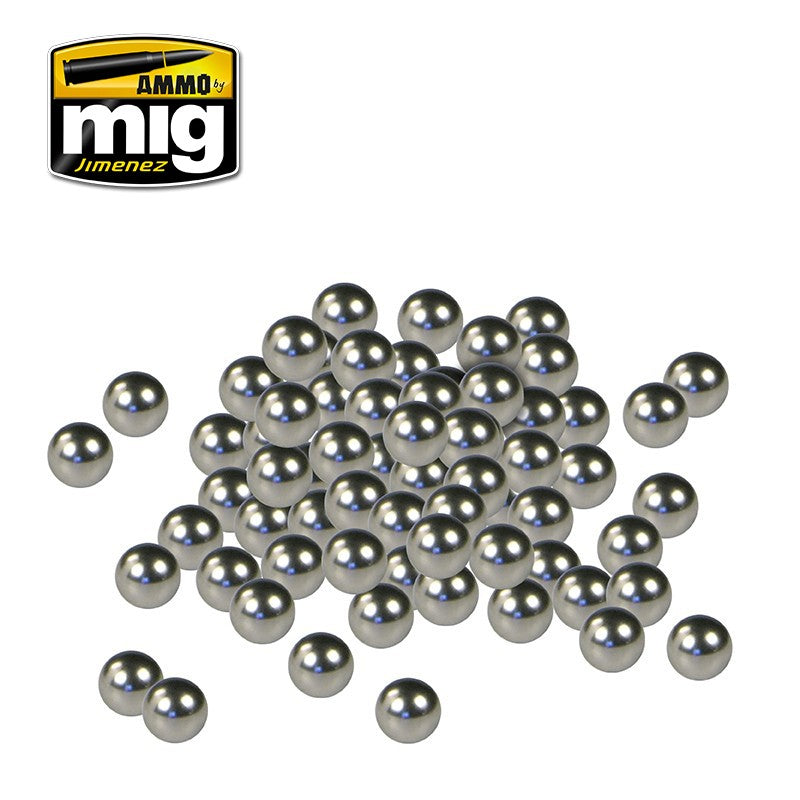Ammo by Mig AMIG8003 Stainless Steel Paint Mixers Stainless Steel Balls
