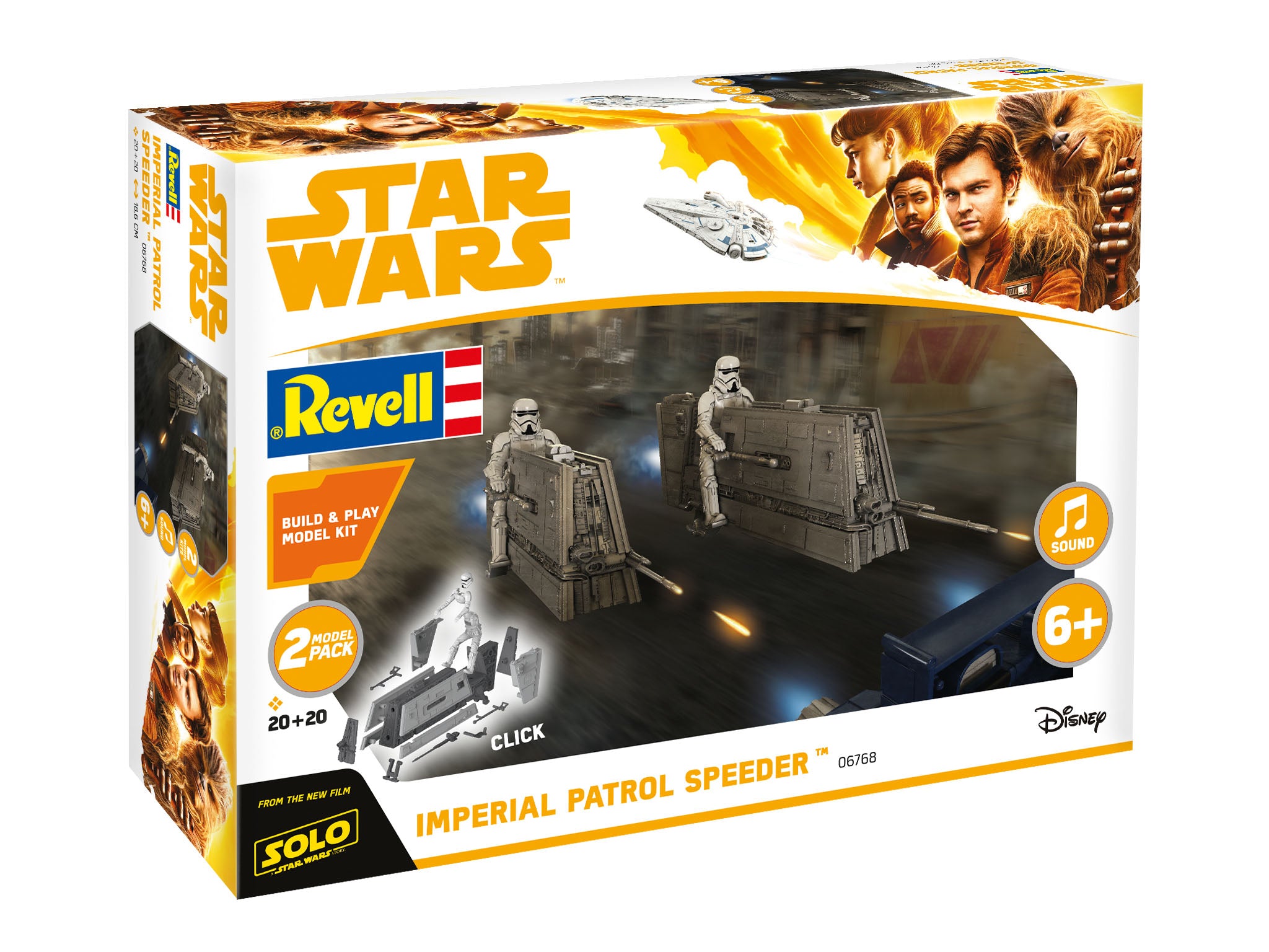 Revell Star Wars Snaptite 1/28 Build & Play Imperial Patrol Speeder 85 –  Burbank\'s House of Hobbies