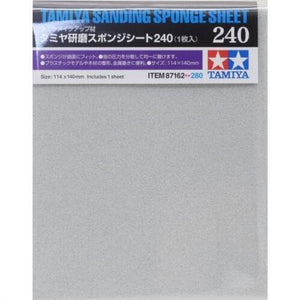 Tamiya 87162 Sanding Sponge Sheet 240 Grit