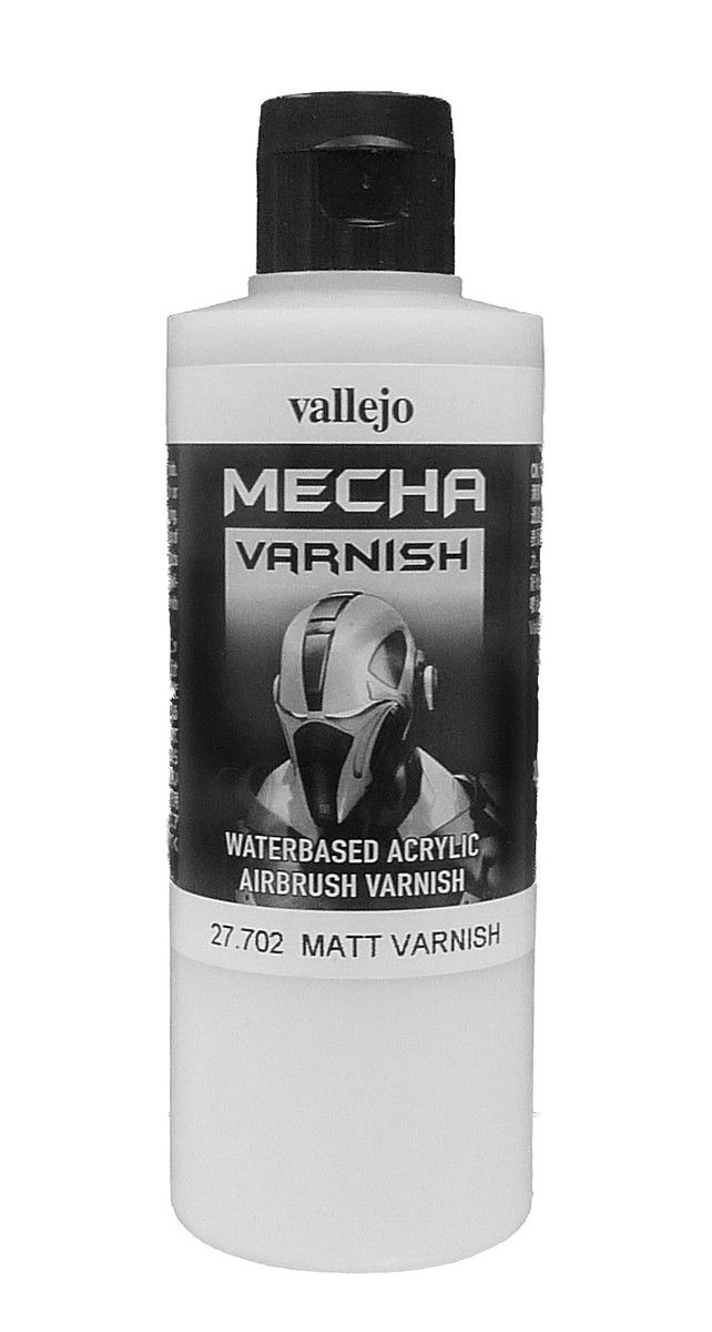Vallejo Mecha Color 27.702 Matt Varnish 200ml Large Bottle