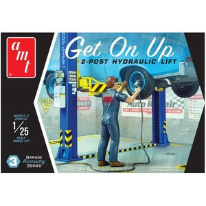 AMT 1/25 Garage Accessory Series Set #3 Get On Up 2 Post Hydraulic Lift PP017M