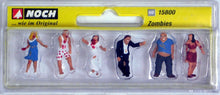 Load image into Gallery viewer, Noch 1/87 HO &quot;Zombies&quot; Figure Set (6) 15800