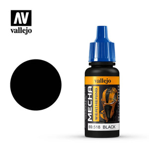 Vallejo Mecha Color 69.518 Weathering Black Wash 17ml Bottle