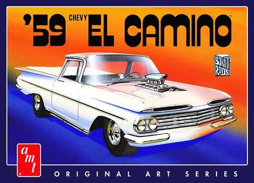 自動車 amt 1/25 1959 chevy el camino lowrider AMT 1/25 Chevy El Camino Street Rods 1959 AMT1058 DISC