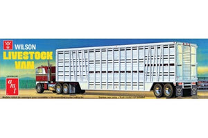 AMT 1/25 Wilson Livestock Van Trailer Plastic Kit AMT1106