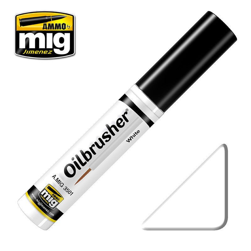 Ammo by Mig AMIG3501 Oilbrusher White