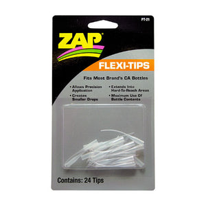 Pacer PT21 Flexi-Tips Extender Tips for CA Glues (24)