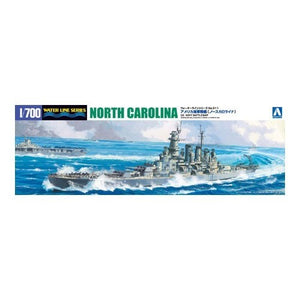 Aoshima 1/700 US Navy Battleship North Carolina 04600