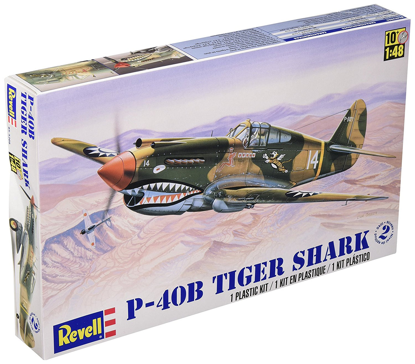 Revell 1/48 US P-40B Tiger Shark 855209