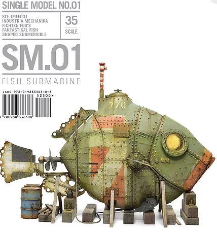 Rinaldi Studio Press Single Model No. 01 Book For Fish Submarine