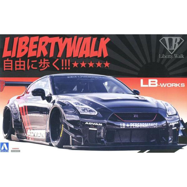Aoshima 1/24 Nissan Libertywalk R35 GT-R Type 2 20473 – Burbank's Aoshima 1/24 Nissan Libertywalk R35 GT-R Type 2 20473 – Burbank's