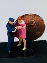 Load image into Gallery viewer, Preiser 1/87 HO Postal Delivery Figures Postman &amp; Woman 28204