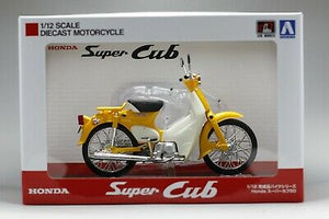 LCD 1/12 Honda Super Cub 1958 Yellow / White  LCD12003YE