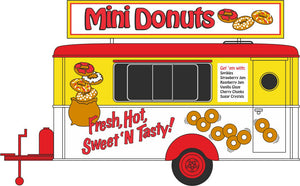 Oxford 1/87 HO 87TR019 Mobile Trailer Mini Donuts COMING SOON