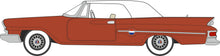 Load image into Gallery viewer, Oxford 1/87 HO 87CC61004 Chrysler 300 Convertible 1961 Cinnamon/White (Closed)