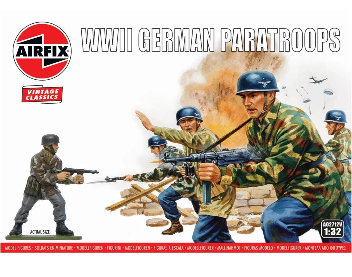 Airfix 1/32 German WWII Paratroops A02712V