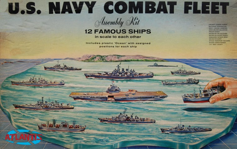 Atlantis 1/1200 US Navy Task Force Set 12 Ships R6300 – Burbank's
