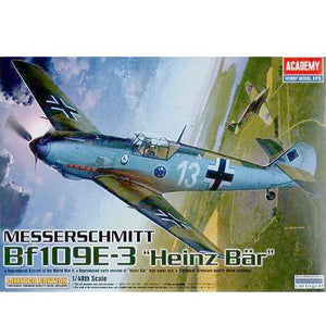 Academy 1/48 German Messerschmitt Bf109E-3 Heinz Bar 12216