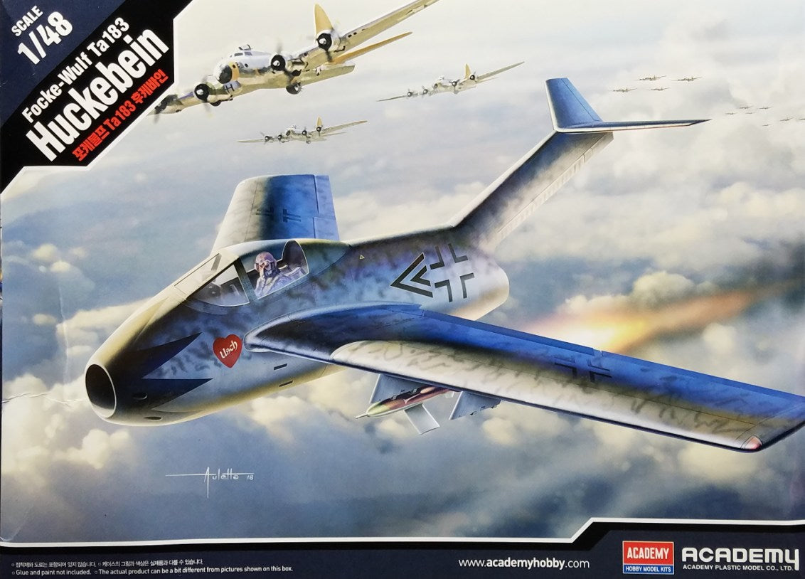 Academy 1/48 German Focke-Wulf Ta183 Huckebein 12327 – Burbank's