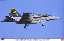 Load image into Gallery viewer, Hasegawa 1/48 US F/A-18C Hornet 'VFA-192 Golden Dragons' 09799C OPEN BOX w/ Extras
