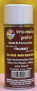 tru-color Spray TCP-4038 Matte Aged Brick 4.5 oz
