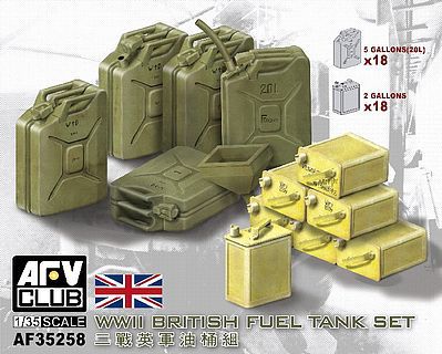 AFV Club 1/35 British Fuel Tank Set 35258