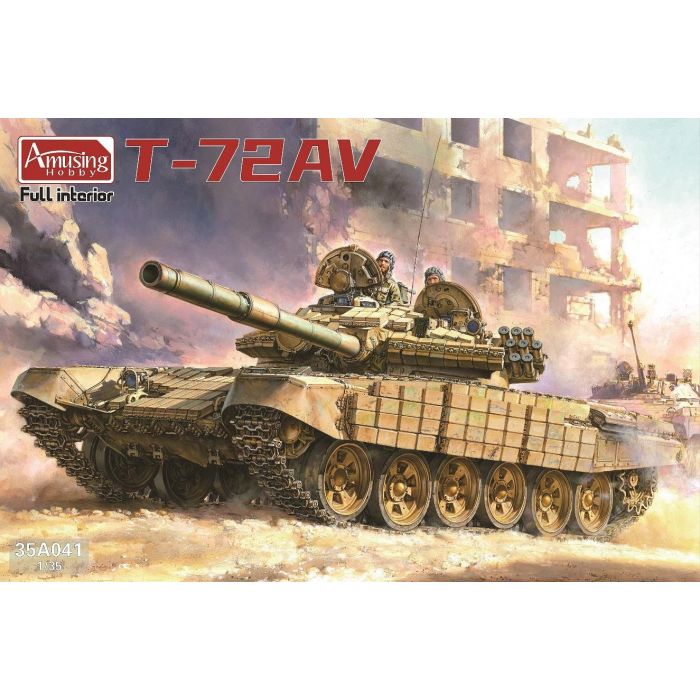 Amusing Hobby 1/35 Russian T-72AV Full Interior Kit 35A041