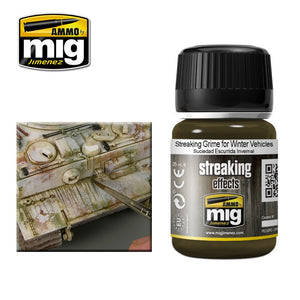 Ammo by Mig AMIG1205 Streaking Effects, Streaking Grime for Winter Vehicles