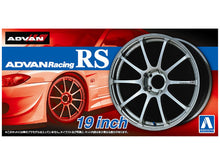 Load image into Gallery viewer, Aoshima 1/24 Rim &amp; Tire Set ( 45) Advan Racing RS 19&quot; 05378