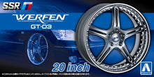 Load image into Gallery viewer, Aoshima 1/24 Rim &amp; Tire Set ( 51) Werfen GT-03 20&quot; 05384