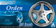 Load image into Gallery viewer, Aoshima 1/24 Rim &amp; Tire Set ( 73) Leonhardt Orden 20&quot; 05464