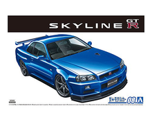 Load image into Gallery viewer, Aoshima 1/24 Nissan BNR34 Skyline GT-R V-Spec II 2002 051597