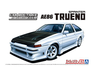 Aoshima 1/24 Toyota AE86 Trueno Car Boutique Club 1985 05863