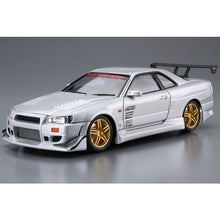 Load image into Gallery viewer, Aoshima 1/24  Nissan Skyline GT-R BNR34 C-West 2002 06690
