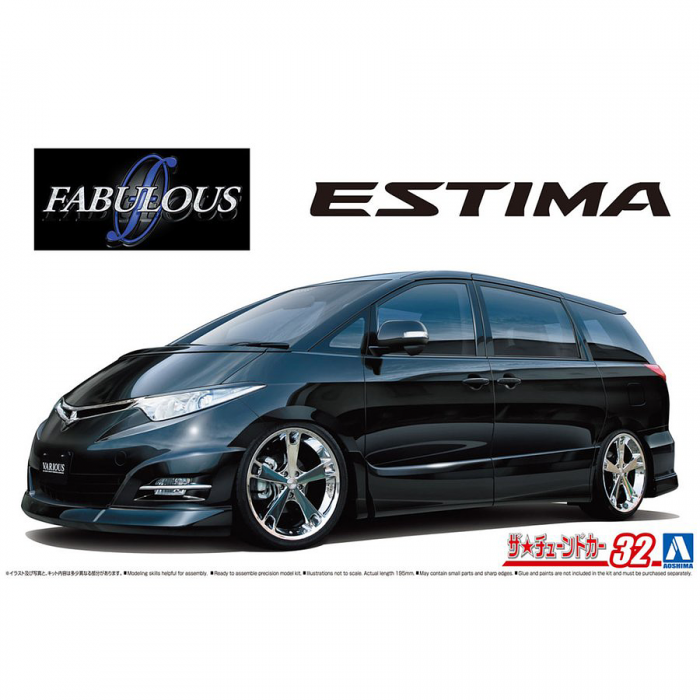 Aoshima 1/24 Toyota Estima Fabulous Various GSR50 2006 06216 Aoshima 1/24 Toyota Estima Fabulous Various GSR50 2006 06216