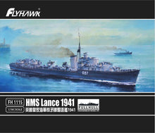 Load image into Gallery viewer, Flyhawk Models 1/700 British Destoryer HMS Lance 1941 FH1115